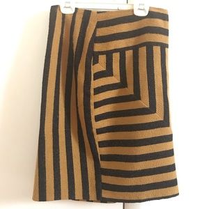 Anthropologie striped skirt.